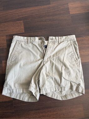 Patagonia Men’s Khaki Flat-Front Shorts